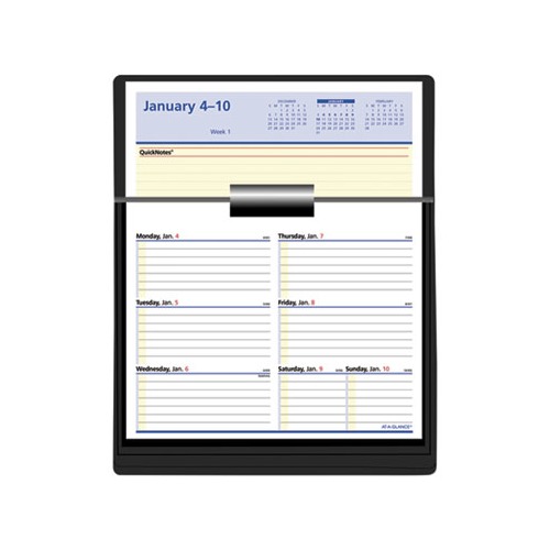 AtaGlance FlipAWeek Desk Calendar Refill with QuickNotes