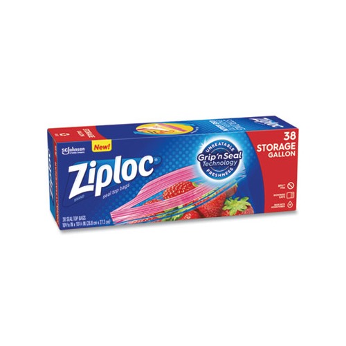 Ziploc Seal Top Bags, Storage, 2 Gallon - 12 bags