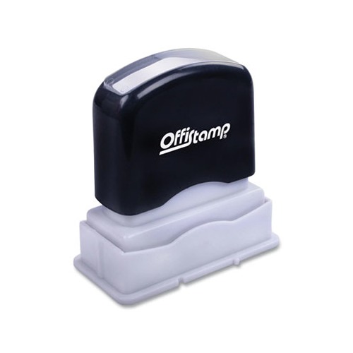 Pre-Inked Message Stamp with Blank Date Box, POSTED, 1.63 Pre-Inked Message Stamp with Blank Date Box, POSTED, 1.63