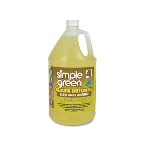 Clean Building Carpet Cleaner Concentrate, Unscented, 1gal Bottle Clean Building Carpet Cleaner Concentrate, Unscented, 1gal Bottle
