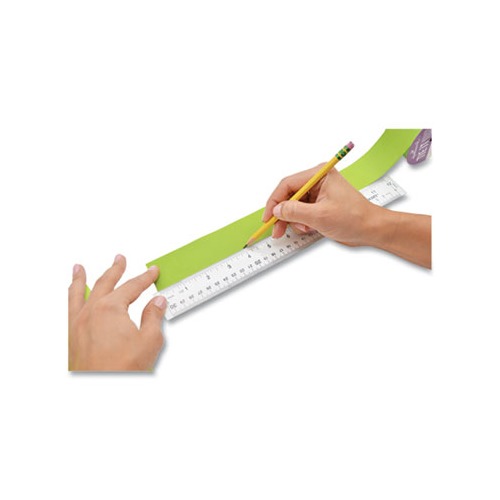 Westcott Transparent Shatter-Resistant Plastic Ruler - ACM45016 