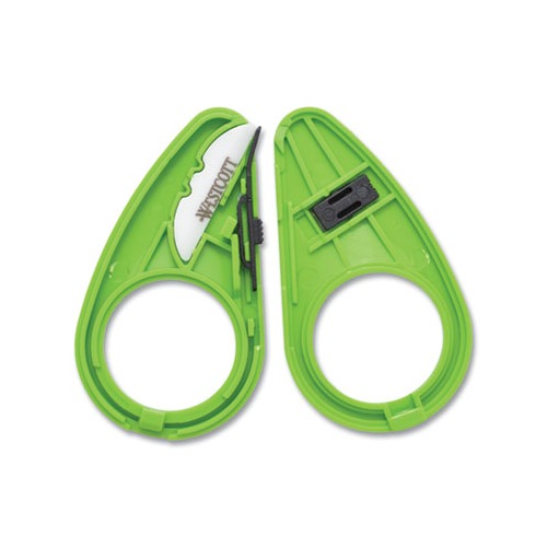 WESTCOTT Compact Retractable Safety Ceramic Box Tool Cutters 