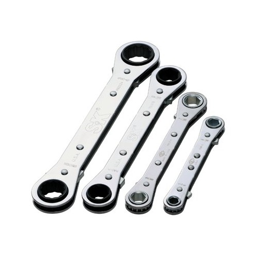 Sk hand tool 4 Pc. Ratcheting Box End Wrench Sets 340 SEPTLS664340