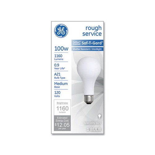 Ge Healthcare Rough Service Incandescent Worklight Bulb - GEL47261 ...