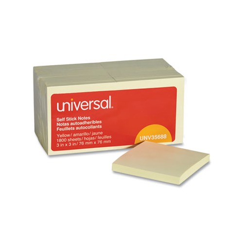 Universal SelfStick Note Pad Value Pack UNV35688