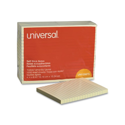 Universal SelfStick Note Pads UNV35673