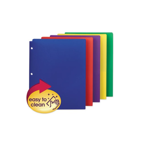 sna　2台 Smead Poly Snap-In Two-Pocket Folder - SMD87939 - Shoplet.com