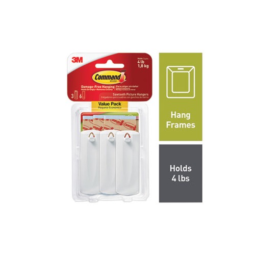 Command Communications, Inc Sawtooth Picture Hanger Value Pack