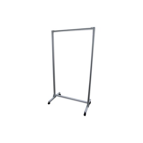 Acrylic Mobile Divider with Thermometer Access Cutout, 38.5 Acrylic Mobile Divider with Thermometer Access Cutout, 38.5