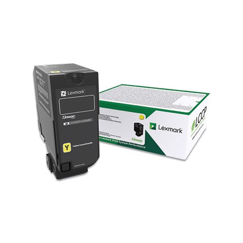74C00YG Return Program Toner, 3,000 Page-Yield, Yellow 74C00YG Return Program Toner, 3,000 Page-Yield, Yellow