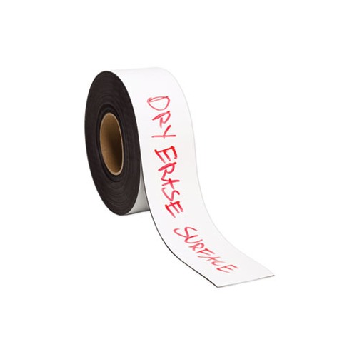 Magnetic Dry Erase Strip Roll - Roll of Writable Whiteboard Magnets -  Marker Included