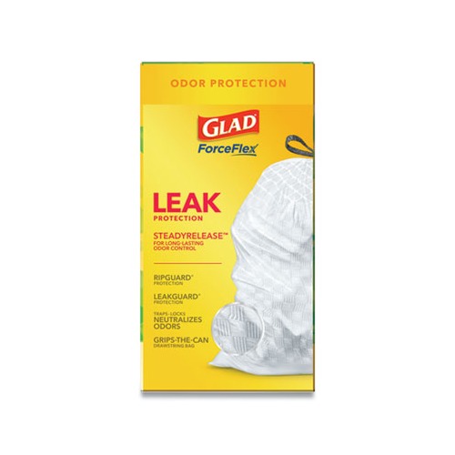 Glad 240-Pack 13-Gallon Gain Original White Plastic Can Drawstring