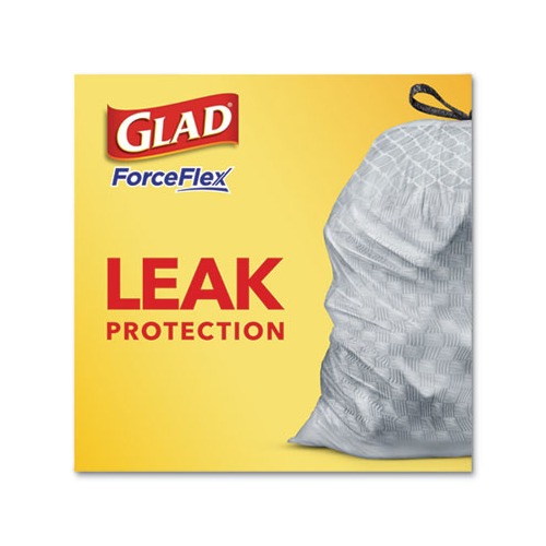 ForceFlexPlus OdorShield Tall Kitchen Drawstring Trash Bags by Glad®  CLO78564