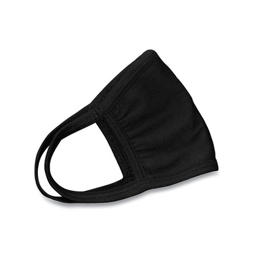 Cotton Face Mask with Antimicrobial Finish, Black, 10/Pack Cotton Face Mask with Antimicrobial Finish, Black, 10/Pack