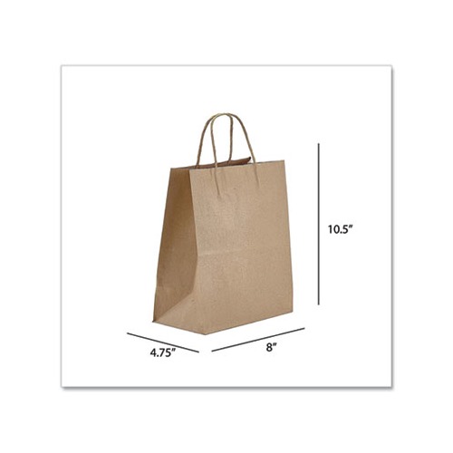 Prime Time Packaging Kraft Paper Bags - PTENK8510 - Shoplet.com