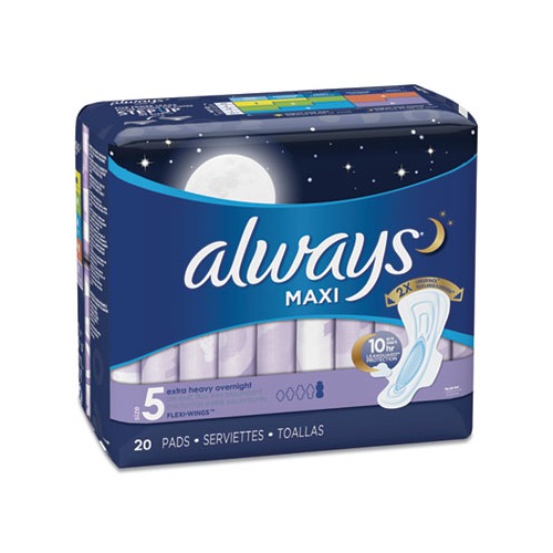 Always ZZZ Overnight Pads With Flexi Wings Size 6 Widest