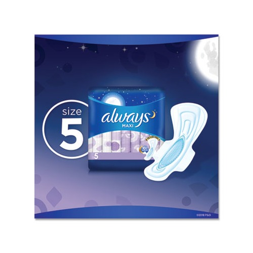 Always Maxi Thick Extra Long Night Sanitary Pads 8 Pack, Sanitary Pads &  Panty Liners, Sanitary Protection, Health & Beauty