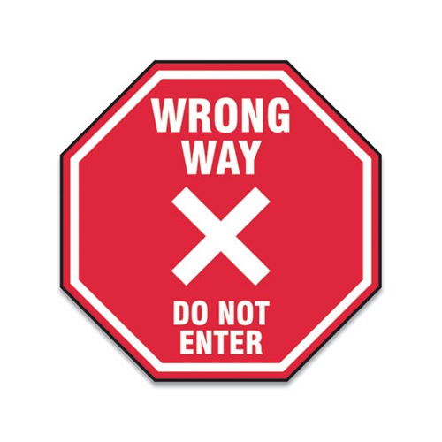 Slip-Gard Social Distance Floor Signs, 12 x 12, Slip-Gard Social Distance Floor Signs, 12 x 12,