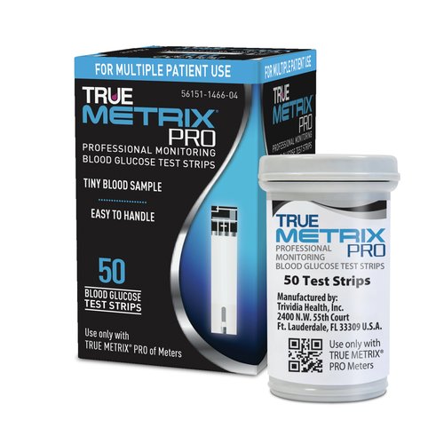 TRUE Metrix Pro Diabetes Glucose Strip (50 count) - 67R3H01P450 ...