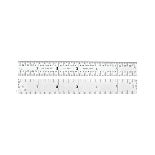 L.S. Starrett Steel Rules - 51343 - 681-51343 - Shoplet.com