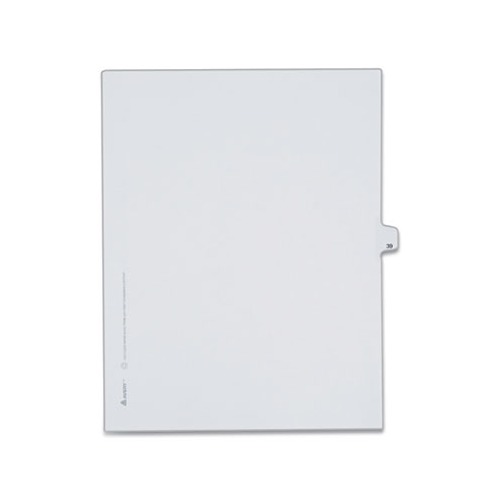 Avery Preprinted Legal Exhibit Side Tab Index Dividers - AVE82237 ...