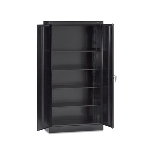 Assembled Jumbo Steel Storage Cabinet, 48w x 24d x 78h, Putty