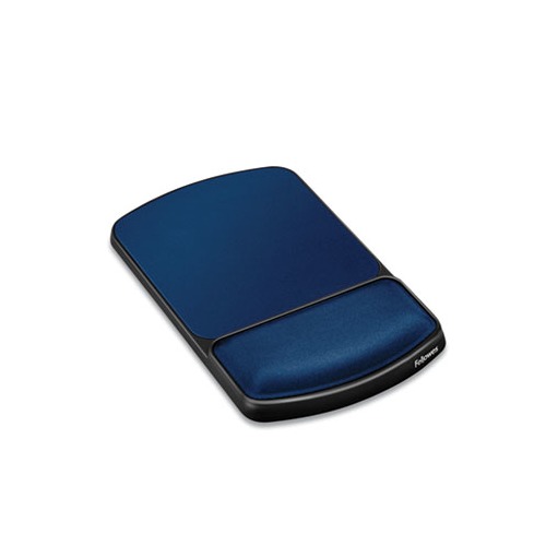 Fellowes Gel Mouse Pad with Wrist Support Blue