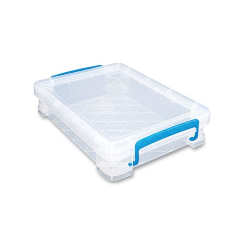 Super Stacker File and Document Box, Letter Files, 10.5 x 14.5 x 3.38, Translucent White