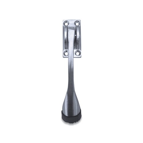 Hinged Kick-Down Door Stop with Rectangular Four-Point Mounting Plate, 0.75 Hinged Kick-Down Door Stop with Rectangular Four-Point Mounting Plate, 0.75