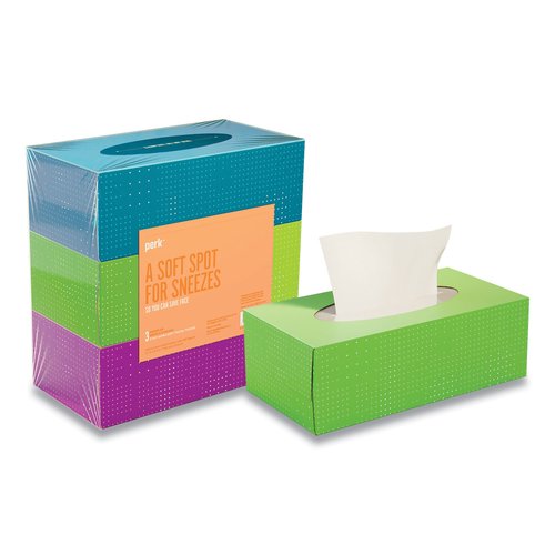 Perk Ultra Soft Standard Facial Tissue - PRK24405544 - Shoplet.com