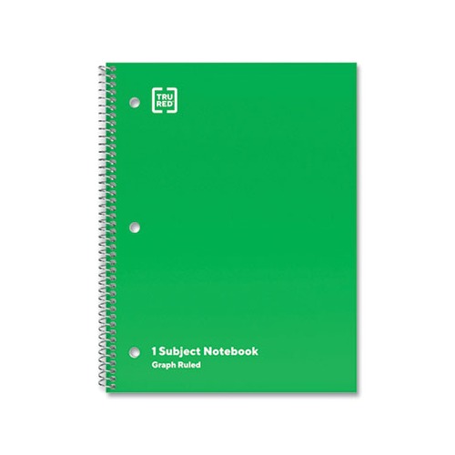 Tru Red OneSubject Notebook TUD132709