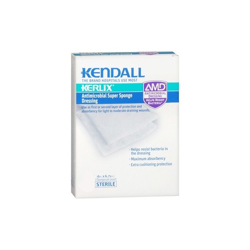 Kendall Healthcare Kerlix AMD Antimicrobial Island Dressing Super