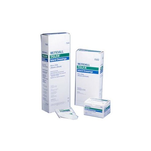 Cardinal Healthpr Telfa Adhesive Island Dressing 4" x 10" 687542