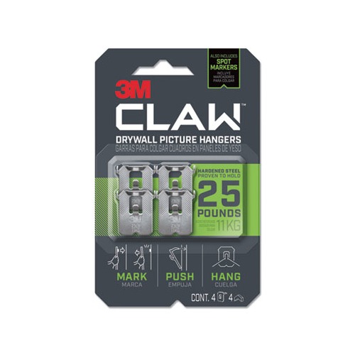 3m Claw Drywall Picture Hanger - MMM3PH25M4ES 
