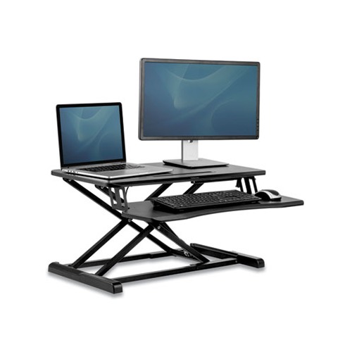 Fellowes Corsivo Sit-Stand Workstation - FEL8091001 - Shoplet.com
