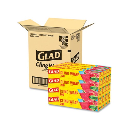 Glad ClingWrap Plastic Wrap - CLO00020CT 