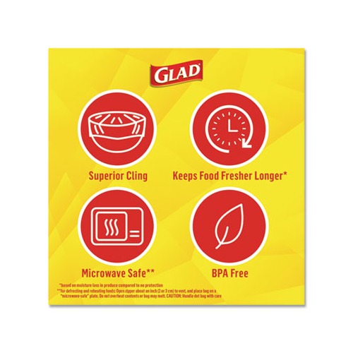 Glad ClingWrap Plastic Wrap - CLO00020CT 