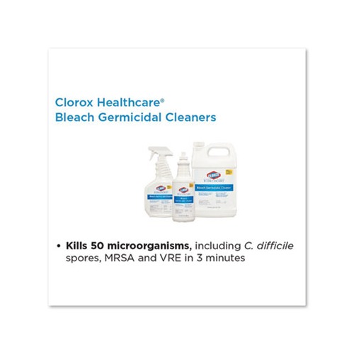 Clorox Clinical Germicidal Cleaner + Bleach 32-fl oz Unscented Disinfectant  Liquid All-Purpose Cleaner in the All-Purpose Cleaners department at