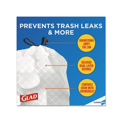 Glad Tall Kitchen Drawstring Trash Bags - CLO78526CT 