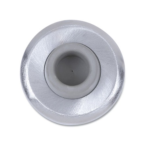 Concave Wall Bumper, 5 x 2 x 6, Satin Chrome Concave Wall Bumper, 5 x 2 x 6, Satin Chrome