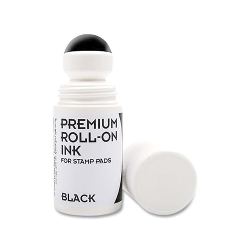 Premium Roll-On Ink, 2 oz, Black