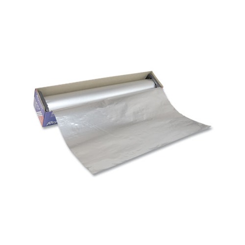 Heavy Duty Food Service Aluminum Foil Roll 18x500' with Cutter