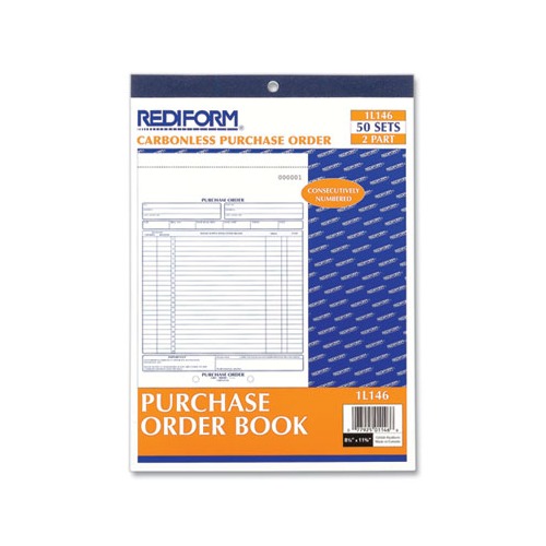 75 Sets/Book by Rediform REDIFORM Gold Standard Purchase Order Book RED1L149 Duplicate