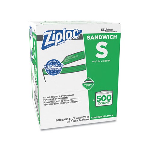 Ziploc Resealable Sandwich Bags - SJN682255 