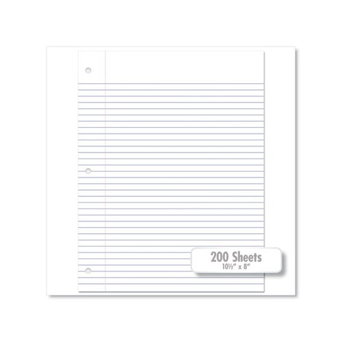 Mead 3-Hole Punch Filler Paper, College Ruled, White, 8.5 x 11