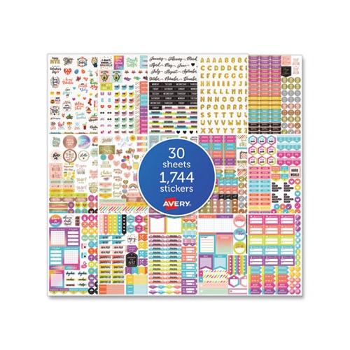 Avery Planner Sticker Variety Pack - AVE6785 