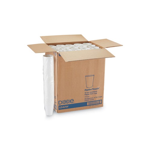 Dixie PerfecTouch Hot/Cold Cups - DXE5342W - Shoplet.com