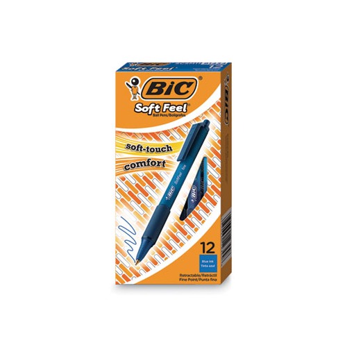BIC Soft Feel Ballpoint Pen - BICSCSM11BE 