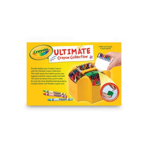 Crayola Ultimate Crayon Case Assorted Colors Pack Of 152 - Office