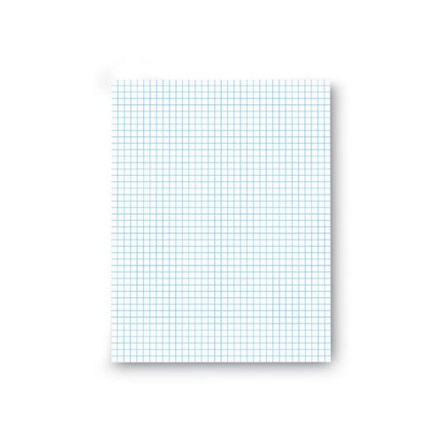 Quadrille-Rule Glue Top Pads, Quadrille Rule (4 sq/in), 50 White 8.5 x 11 Sheets, Dozen